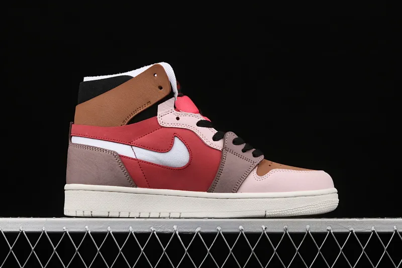 All categories Air Jordan Jordan series basketball shoes Air Jordan 1 High Z version Air Jordan 1 Zoom CMFT AJ1 Joe 1 bean paste dirty powder CT0979-602